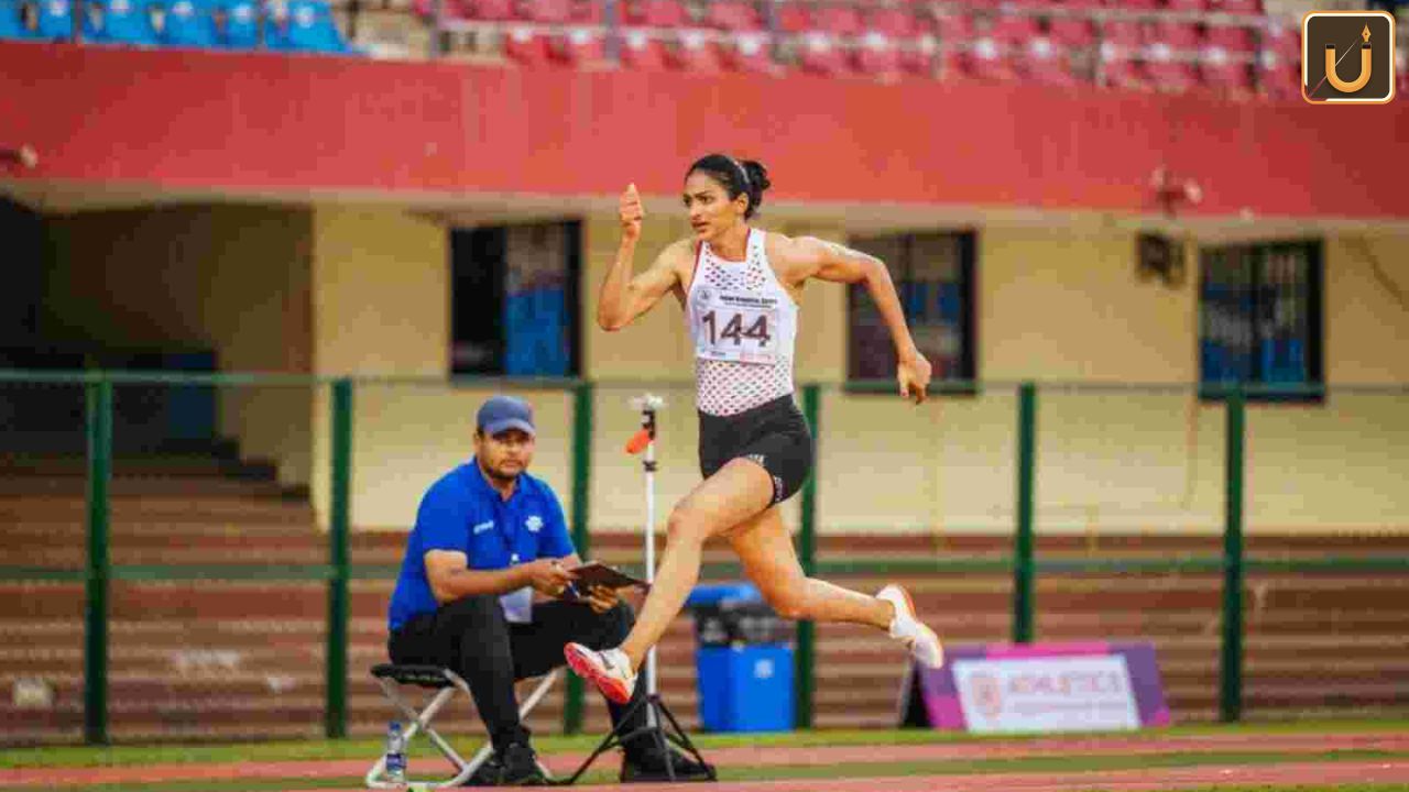 Usthadian Academy / Nayana James Shines at Indian Open Jumps Competition